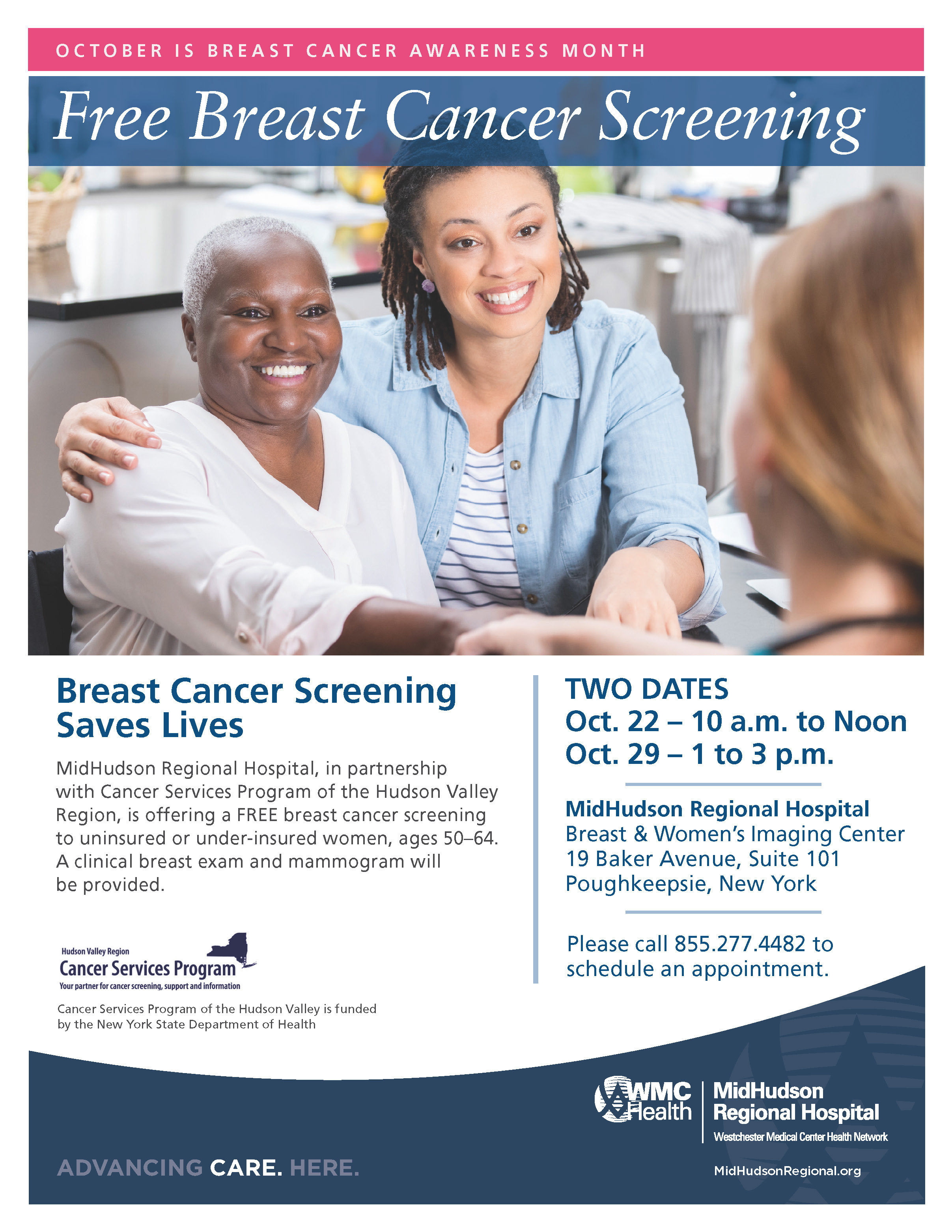 Free Breast Cancer Screening | Upcoming Events